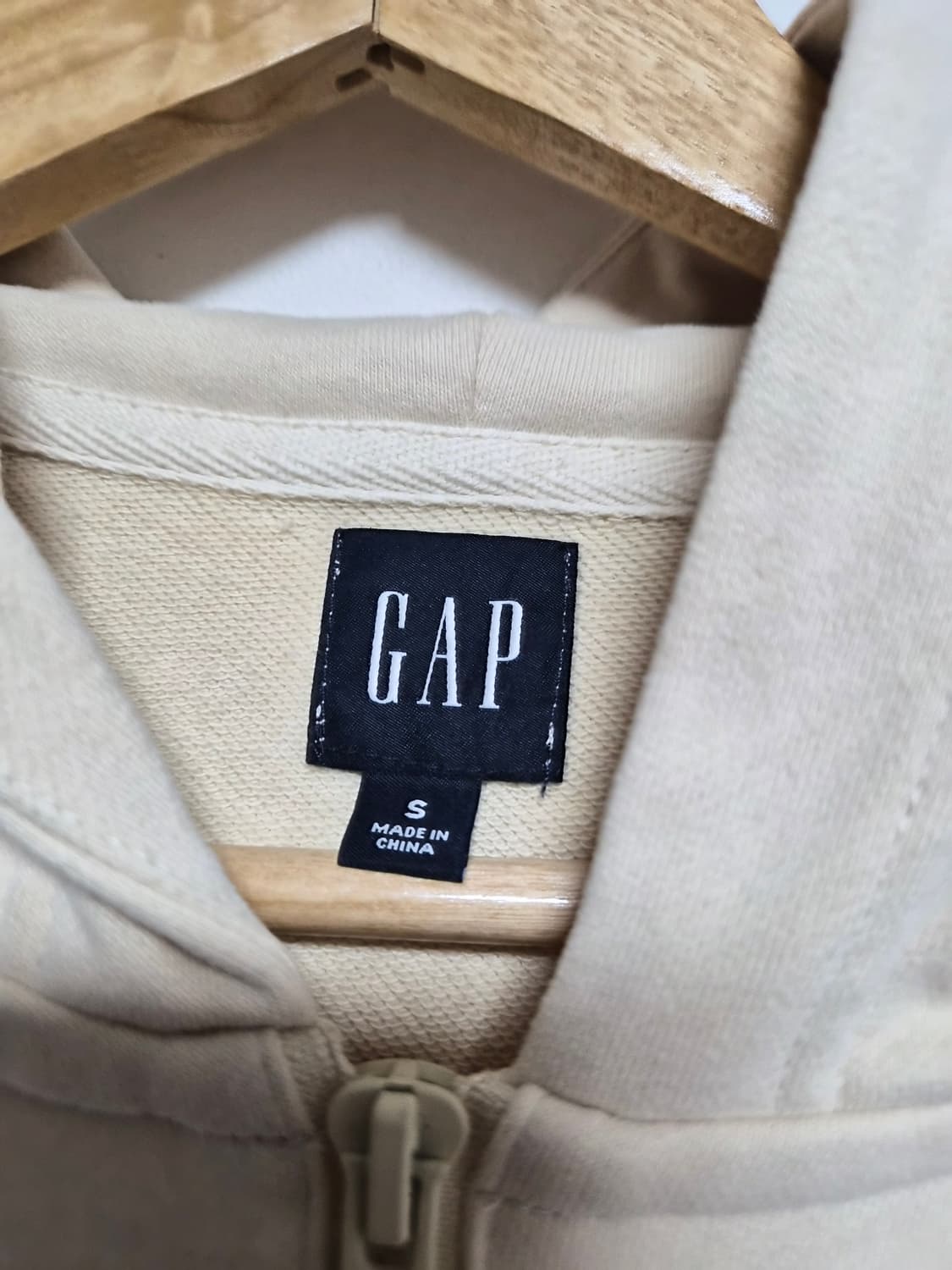 갭Gap 베이지 후드 베스트 S - T154 상품이미지4