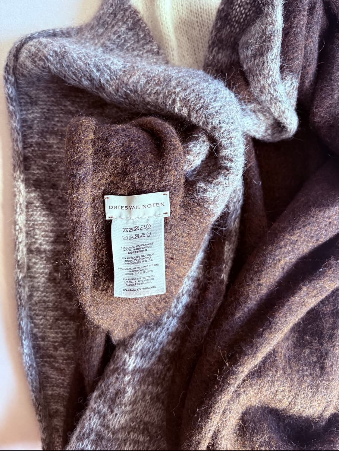 드리스반노튼 23FW 알파카 머플러 상품이미지3