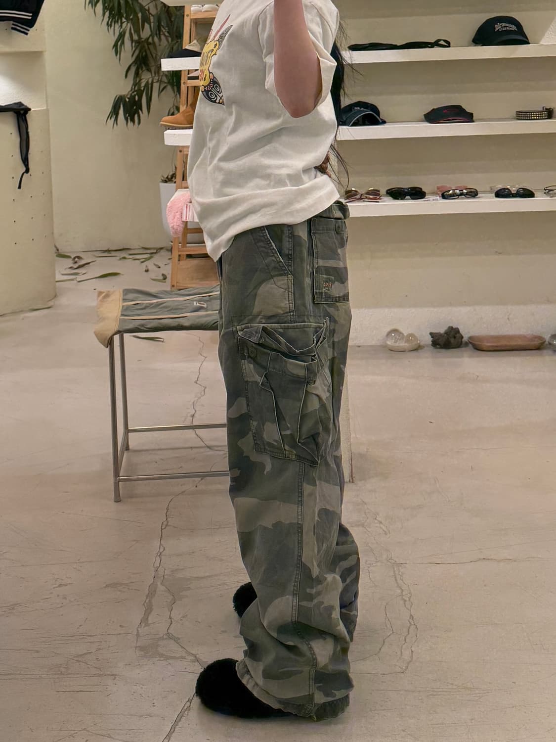 Hcol922 밀리터리 카모 카고 팬츠 U412 상품이미지2