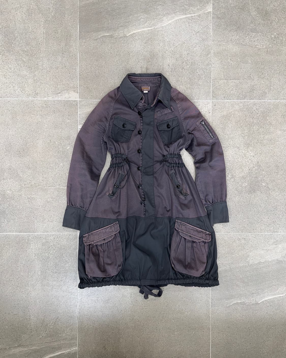 DIESEL purple shirring pocket ops 상품이미지1