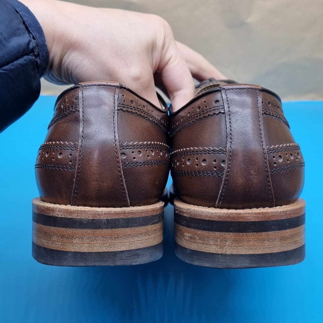 더문스 남성 윙팁구두265. 상품이미지4