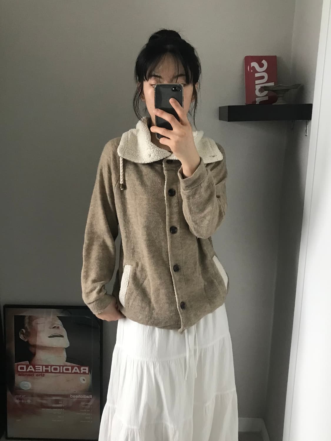 일본 JPN 빈티지 쉐르파 버튼 집업 상품이미지4