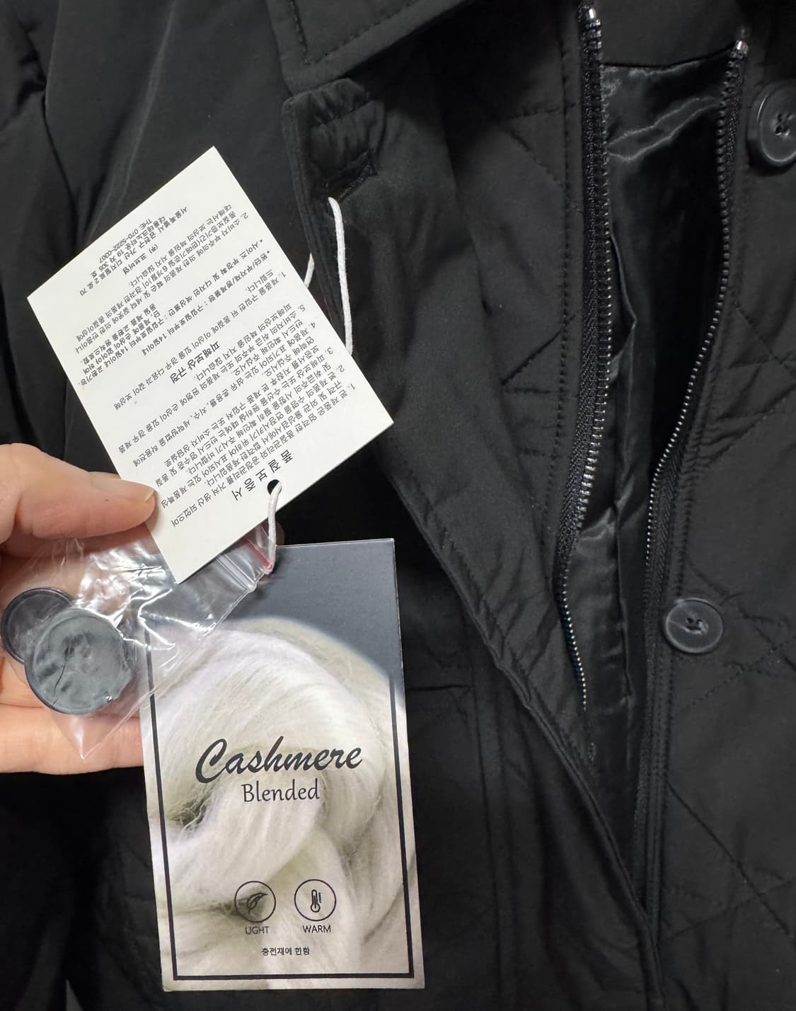 [새상품] 안지크 캐시미어 패딩 트렌치 상품이미지8