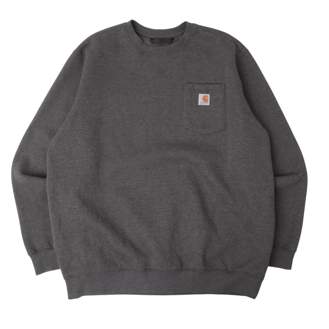 칼하트 미드웨이트 포켓 로고 맨투맨 상품이미지1