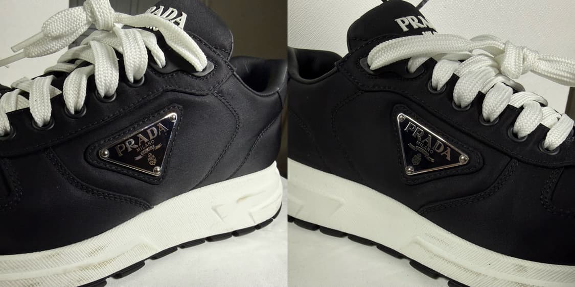 프라다 프랙스 01 리나일론 레더 스니커즈 상품이미지3