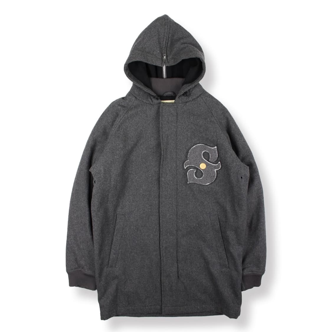 STUSSY AUTHENTIC GEAR Wool Hooded coat 상품이미지1