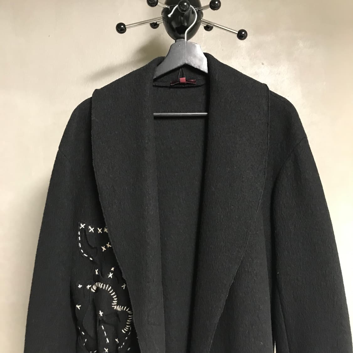 겐조 자수 코트 블랙 38(W) 상품이미지2