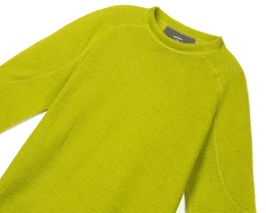 새티스파이 퍼즈플리스 롱 티셔츠 그레노블 그린 상품이미지2