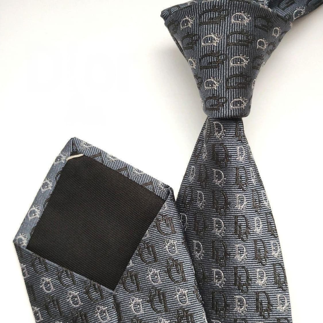 디올옴므 오블리크 실크 자카드 넥타이 상품이미지1