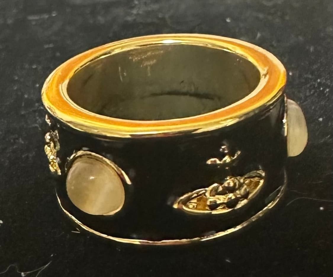 비비안웨스트우드 반지 골드 블랙 상품이미지3