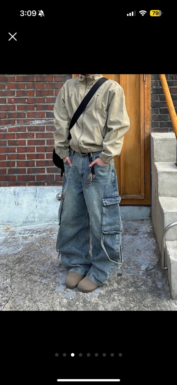 단스튜디오 워크 브릿지 스트랩 데님 상품이미지3