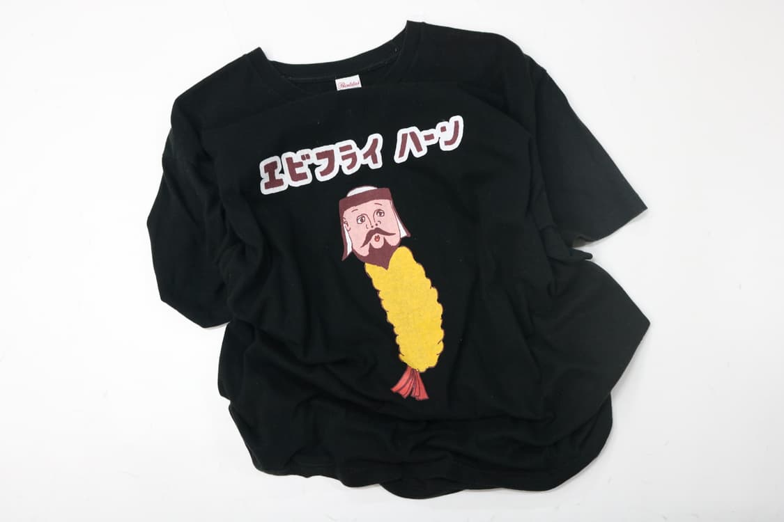 새우튀김 캐릭터 그래픽 반팔티셔츠 상품이미지2