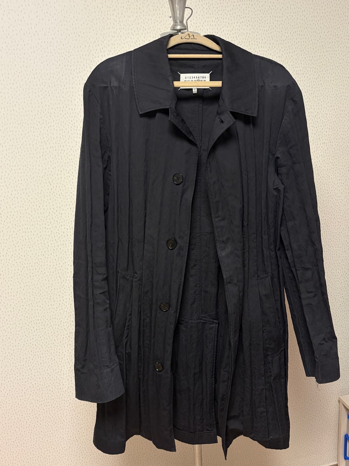 masion margiela pleated trench coat 상품이미지1