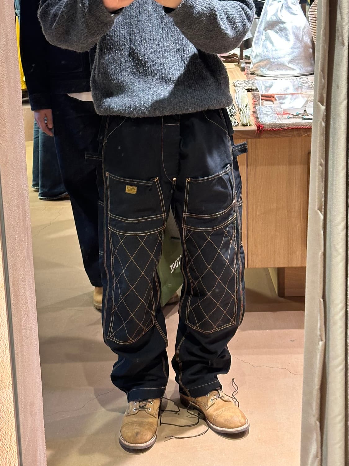 캐피탈 럼버팬츠 블랙 1사이즈 상품이미지2