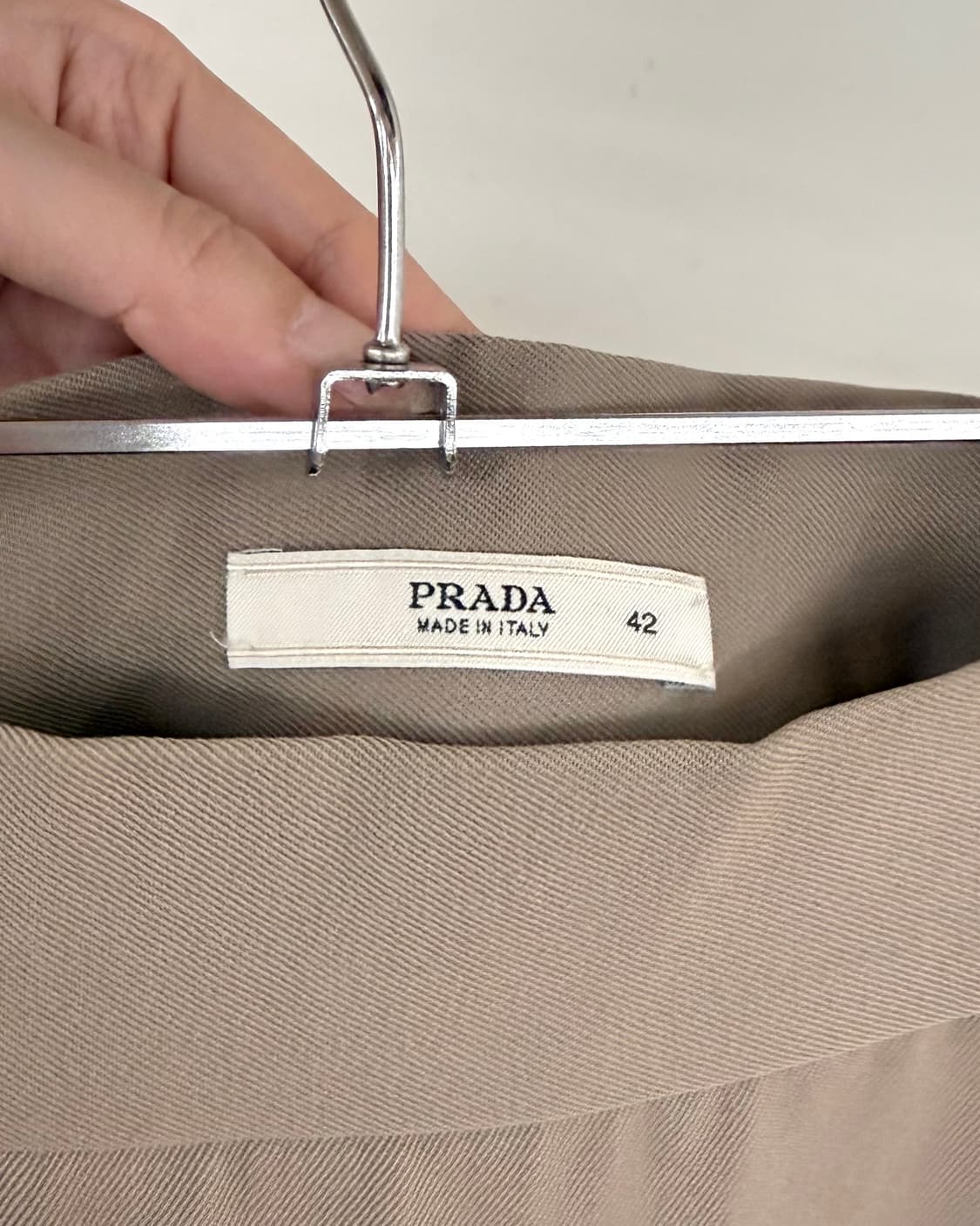 프라다 토프 센트럴 플리트 미디스커트 상품이미지7