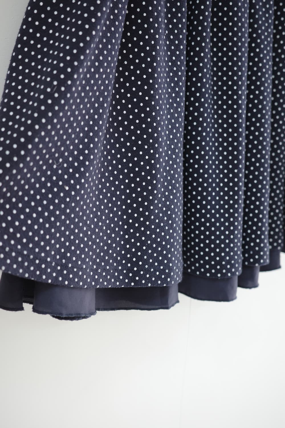 Cute navy banding dot skirt 상품이미지4