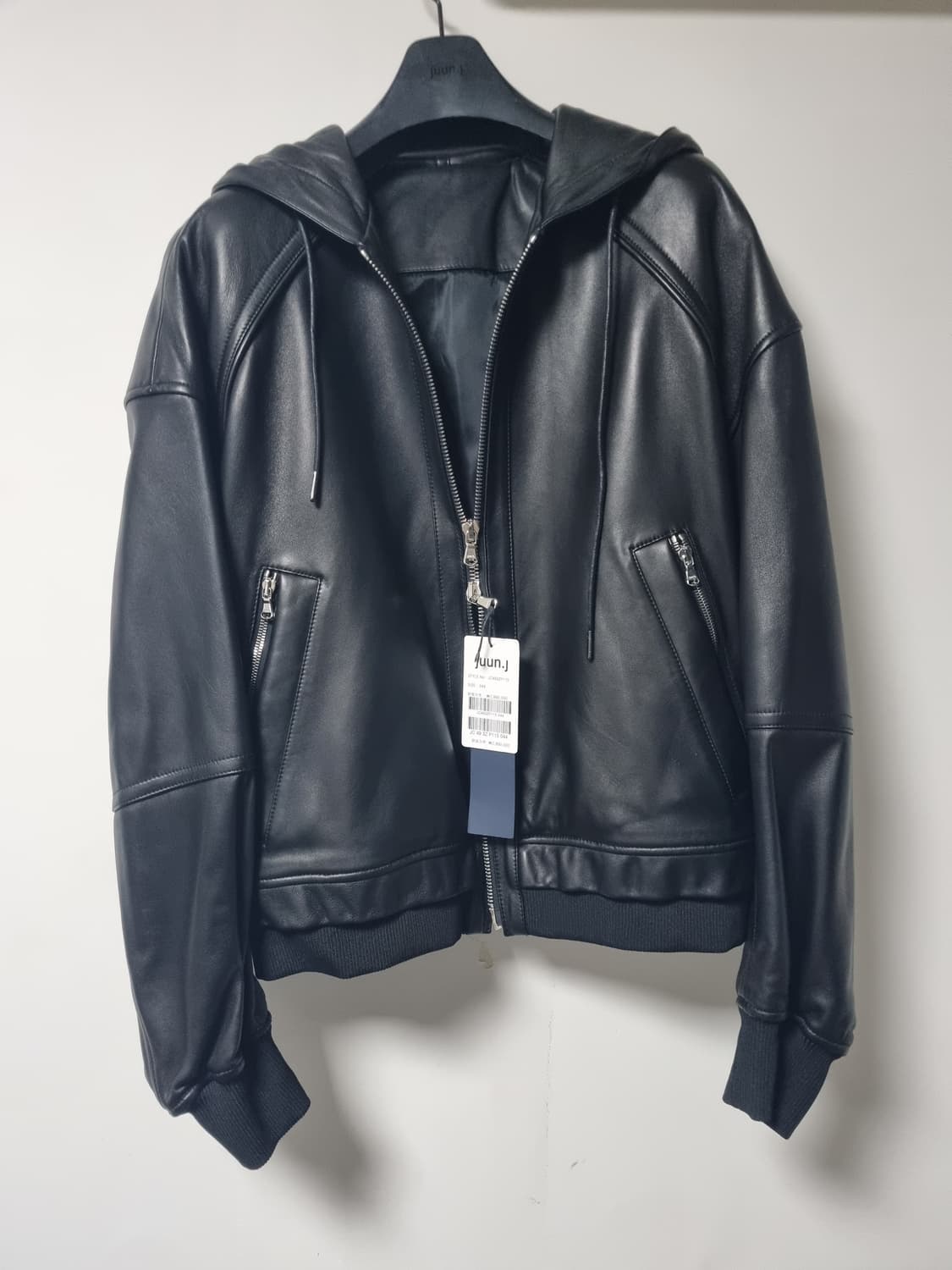 준지 후드 가죽자켓 44 상품이미지1