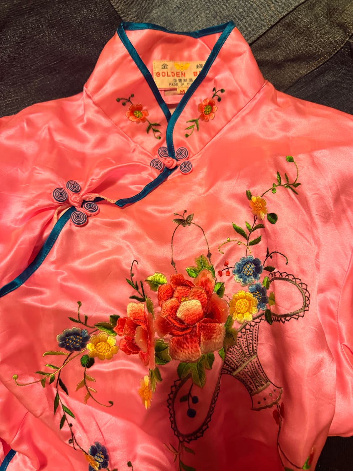 오리엔탈 치파오 자수 탑 상품이미지2