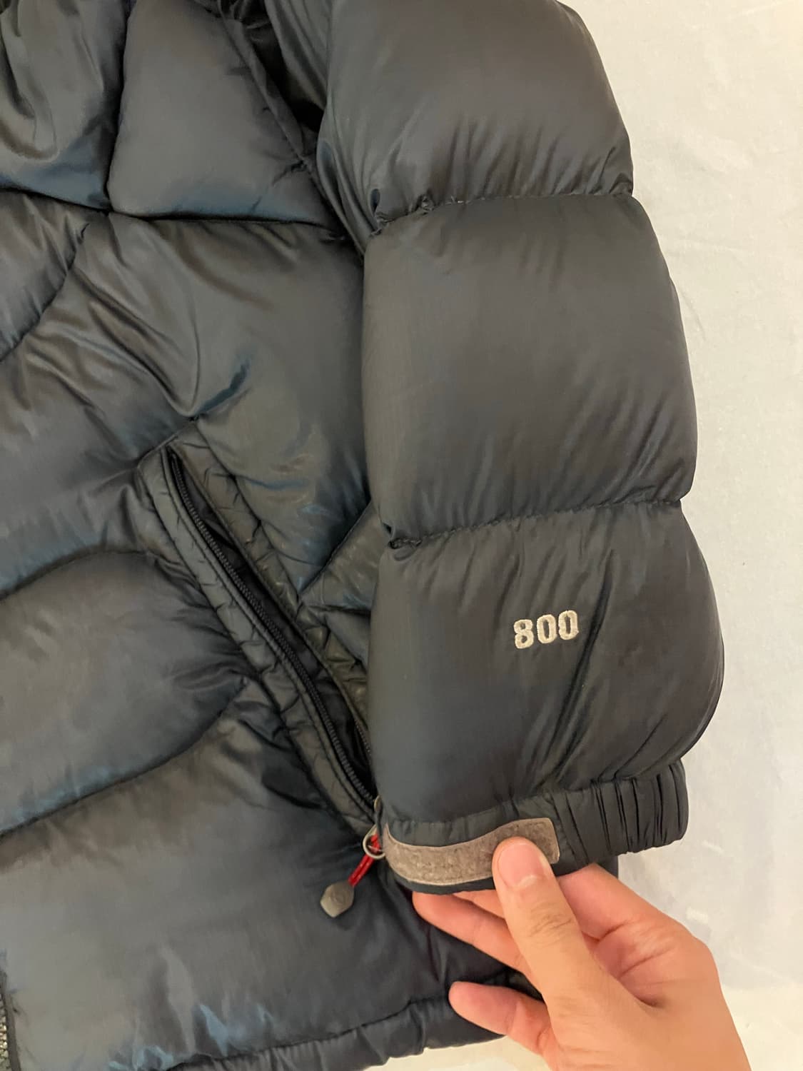 대장급 노스페이스 서밋 800필 눕시 회색 상품이미지5