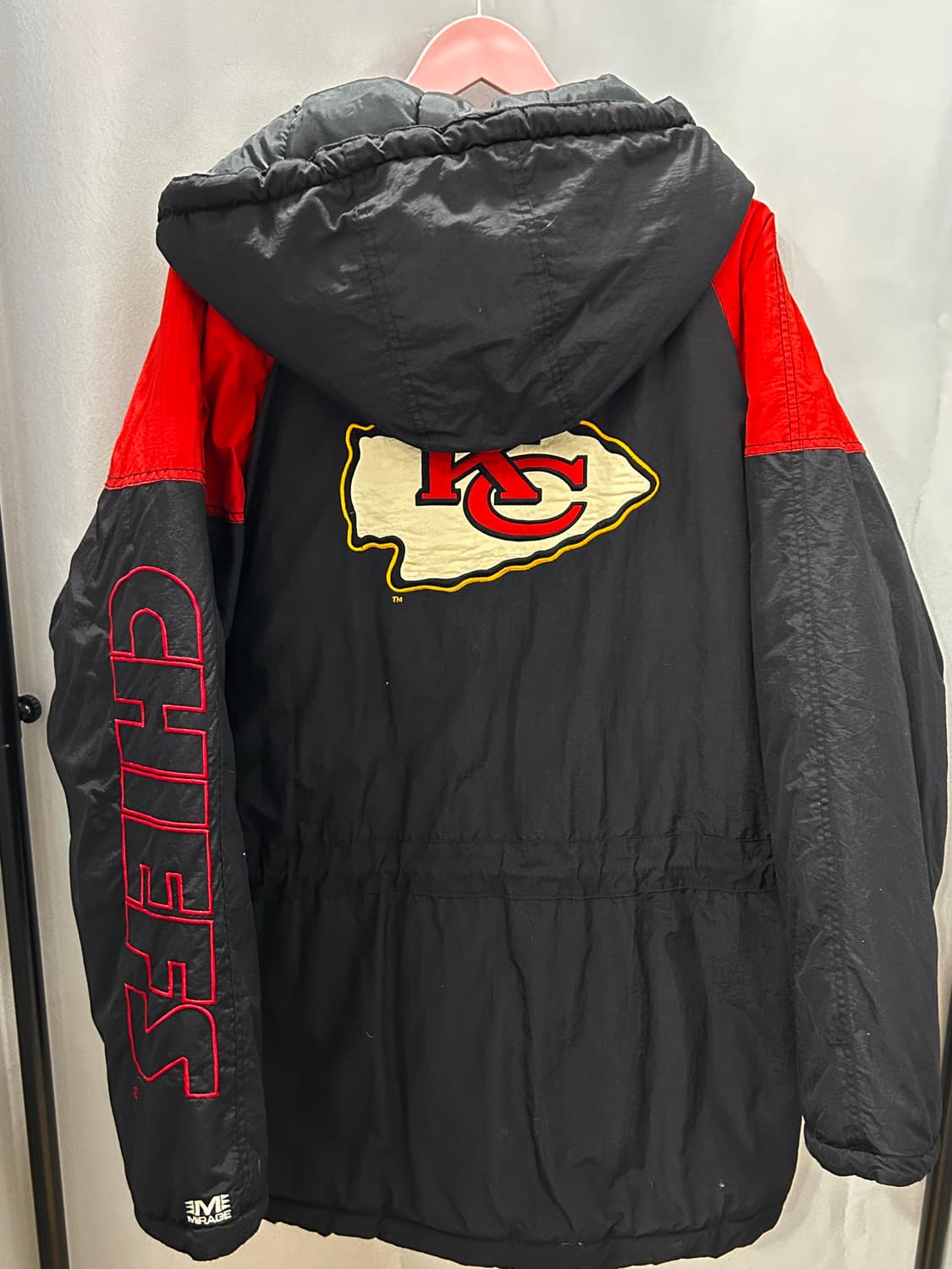 90‘s Mirage Kansas City Chiefs 패딩 L 상품이미지2