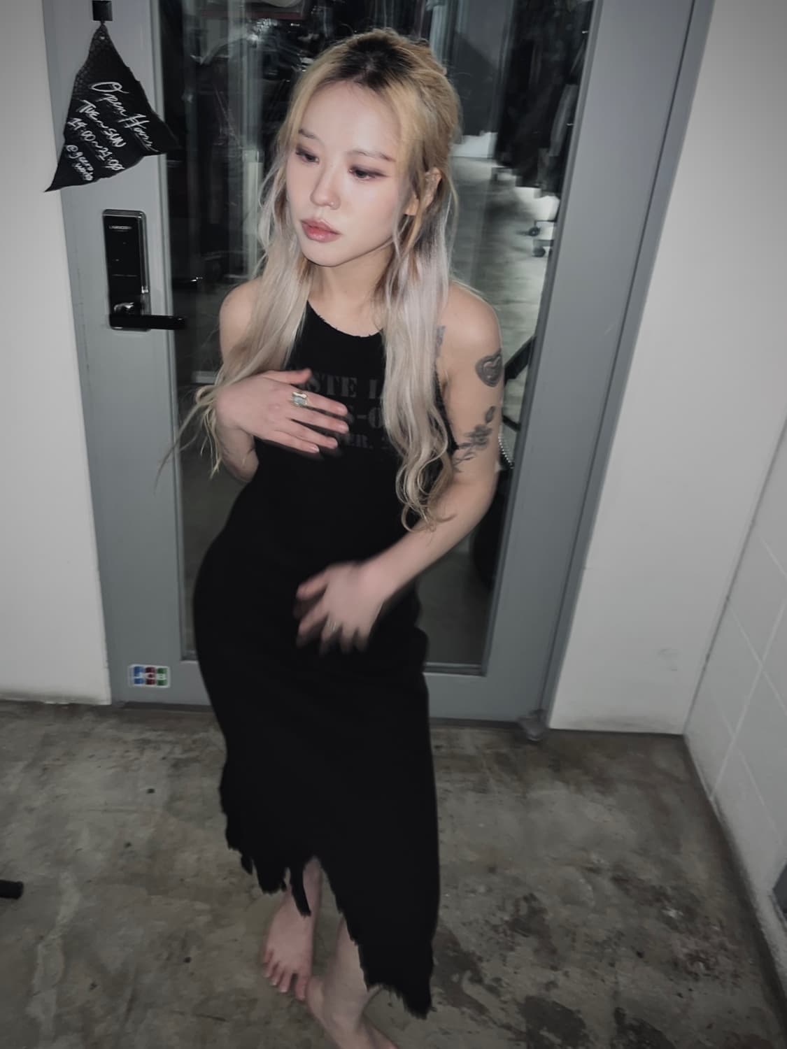 혜인서 18F/W 사이드 오픈 코튼 원피스 상품이미지4