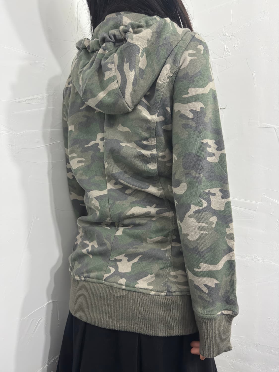 colza camo hood zipup 상품이미지4