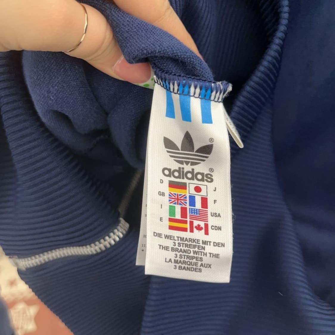 아디다스 올드스쿨 레트로 배색 원터더블 져지 자켓 95 C09260 상품이미지6