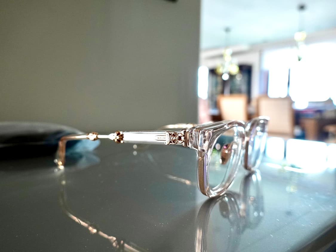 크롬하츠 덕버터 크리스탈/골드 안경 상품이미지6