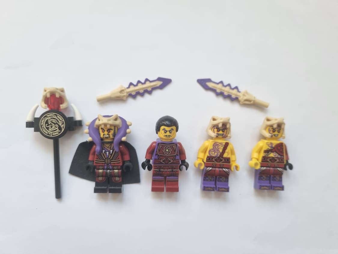레고 닌자고 마스터 첸, 클라우즈, 첸 부하2명 피규어 상품이미지1