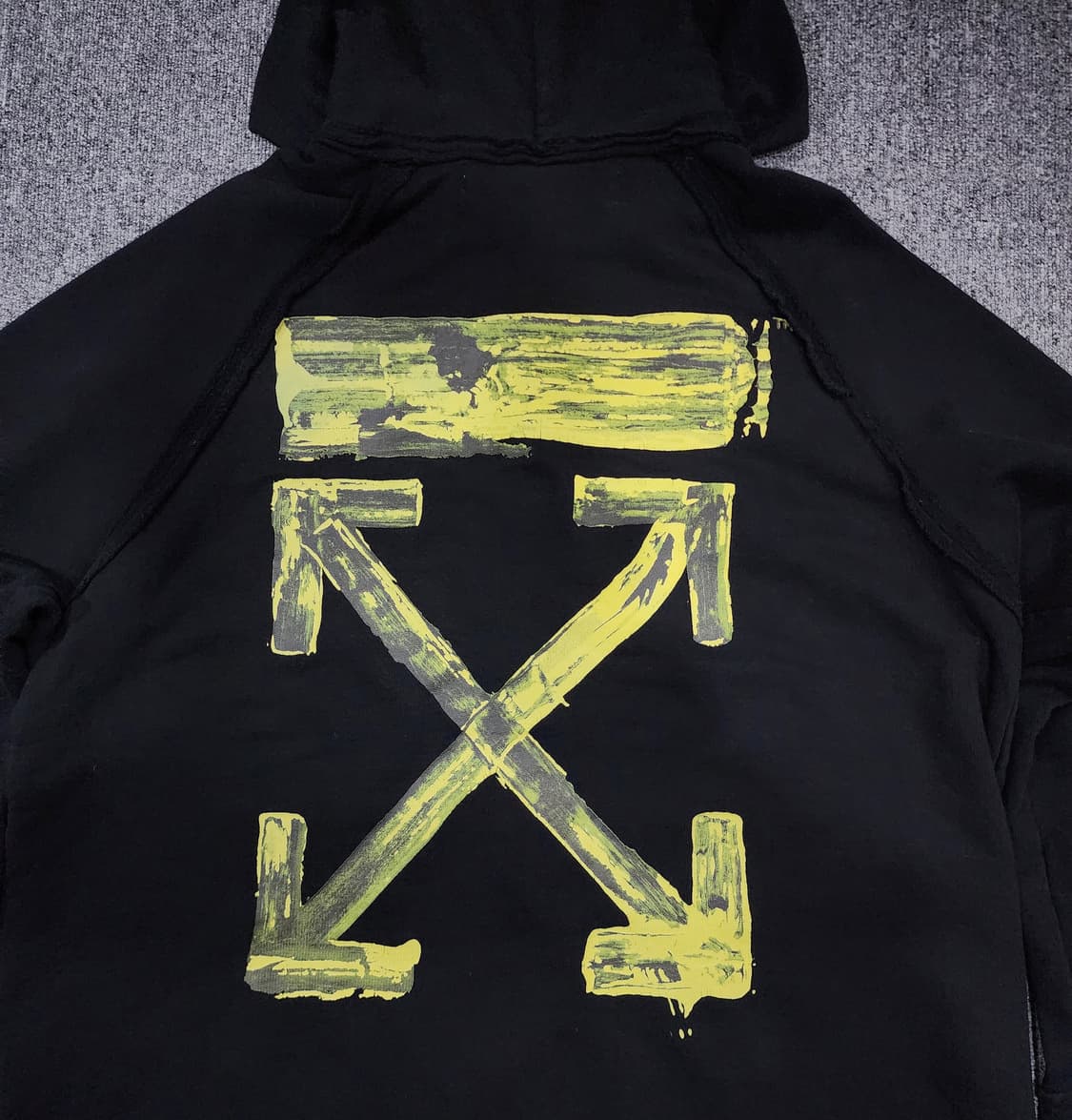 오프화이트 아크릴 애로우 오버핏 후드티 M 상품이미지4