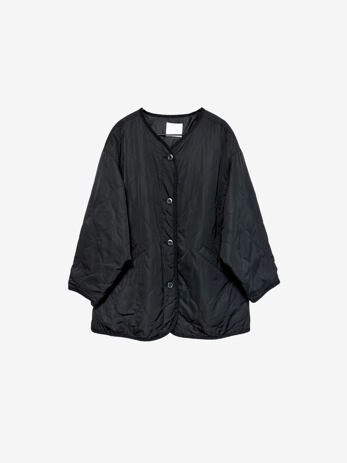 Quilted Liner Jacket - Black 상품이미지4