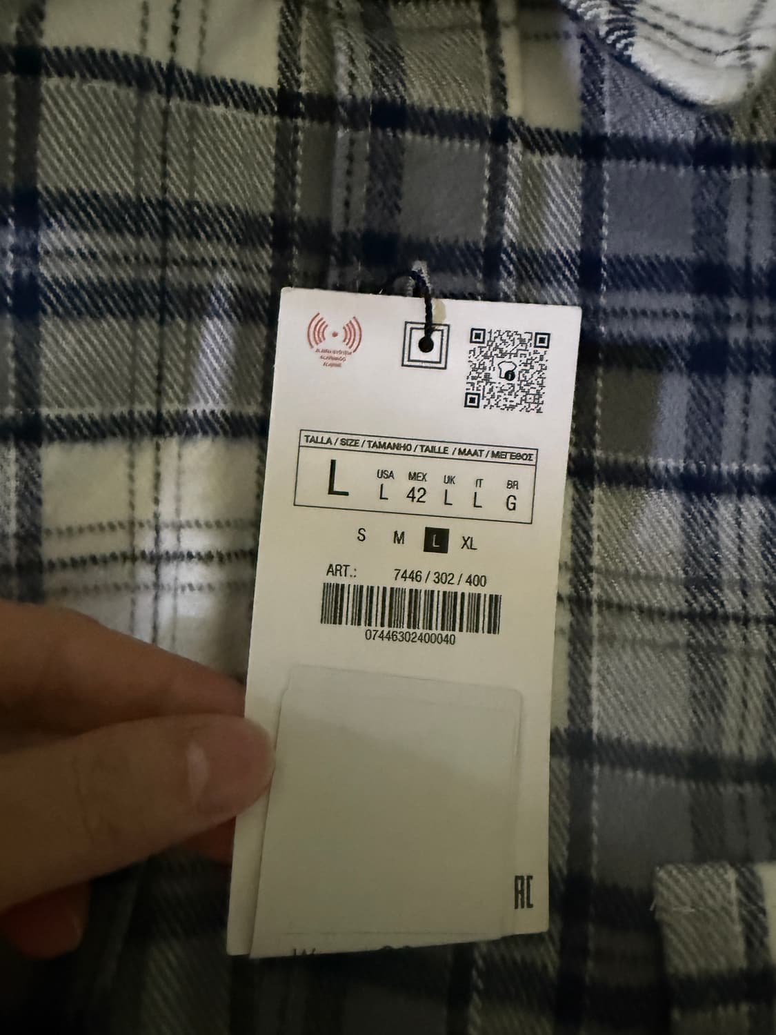 L사이즈 자라 후드 오버셔츠 상품이미지2