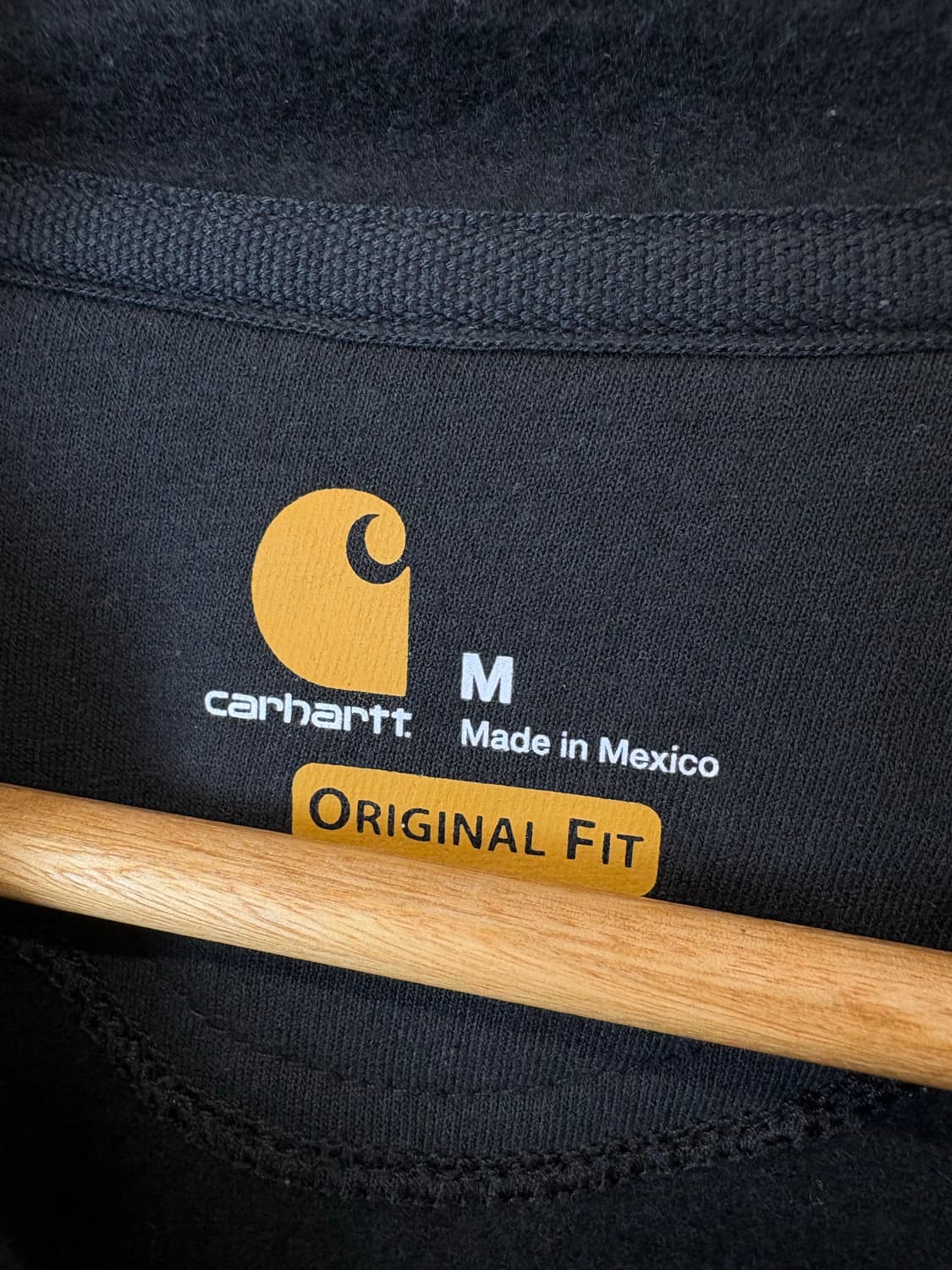 칼하트 오리지날핏 후드집업 블랙 상품이미지6