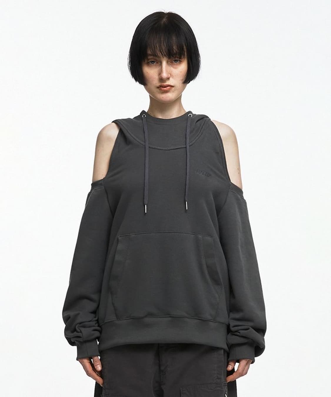 [1] 나체 BARE HOODIE SWEAT SHIRT BLACK 상품이미지1