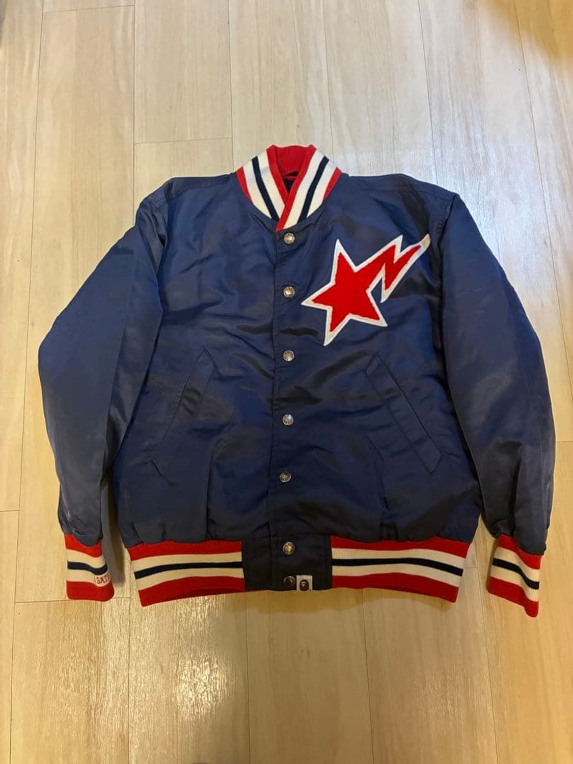 니고 시절 베이프 스타디움 바시티 자켓 상품이미지1