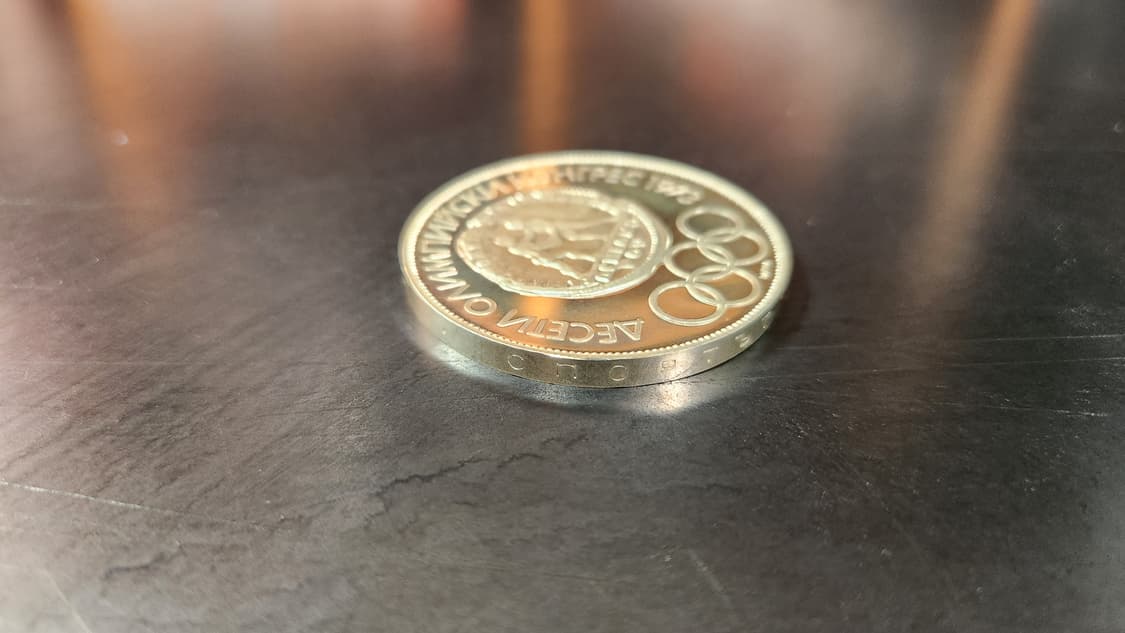 1975 불가리아 10번째 올림픽 의회 레슬링 프루프 실버 코인 상품이미지9