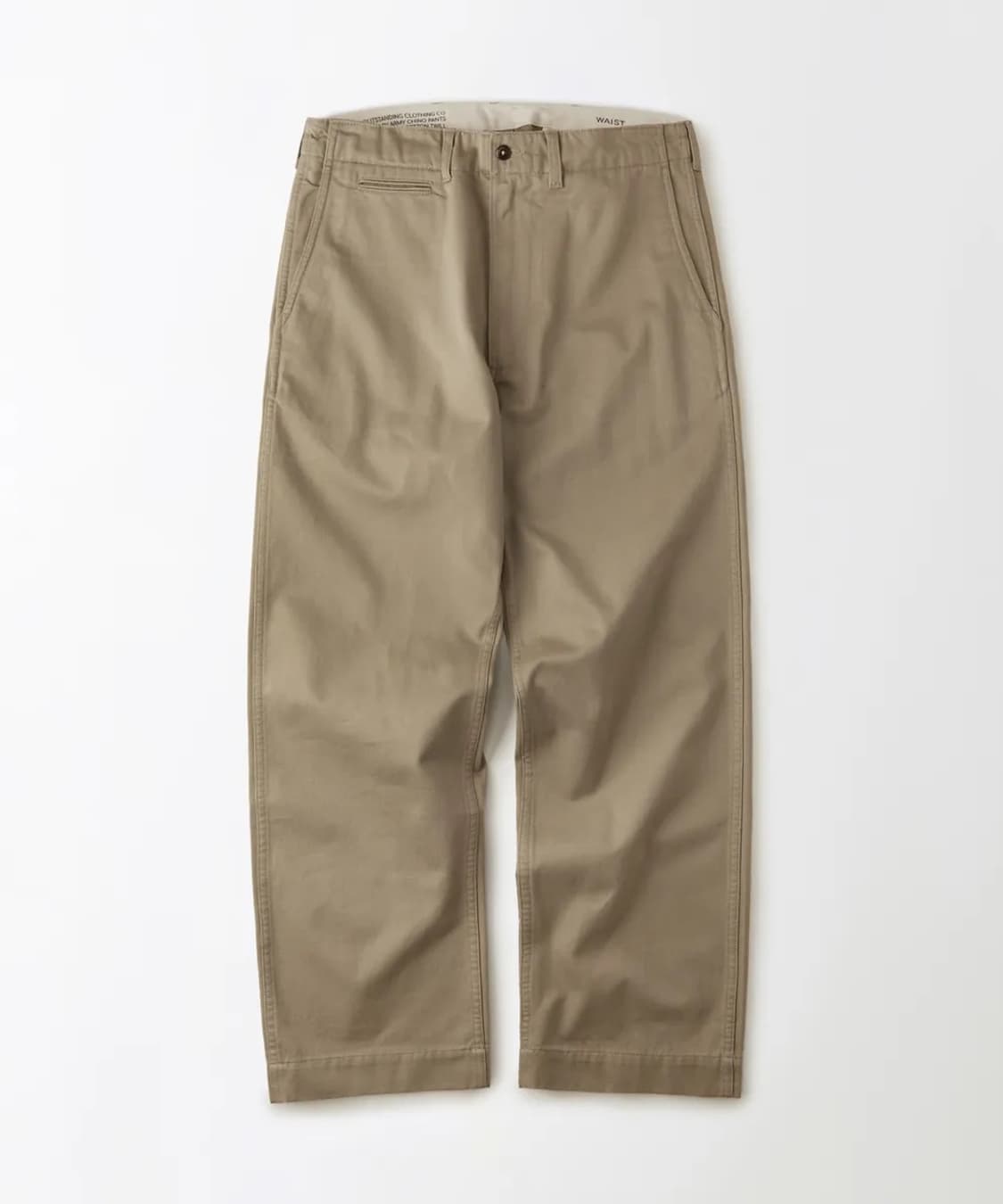 [아웃스탠딩] OFFICER CHINO PANTS_KHAKI 상품이미지1