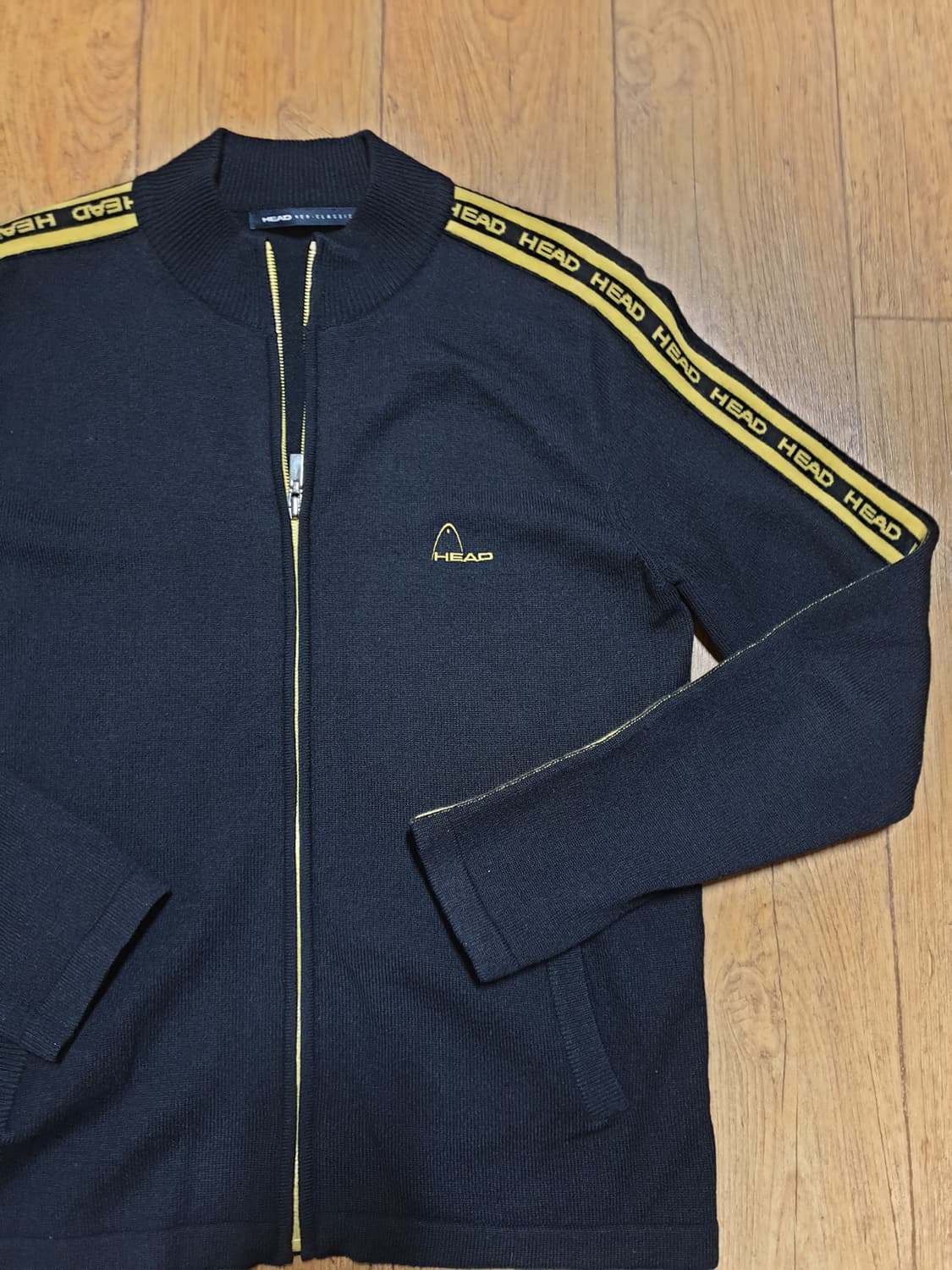 1171 헤드 운동복 니트 집업 90 사이즈입니다 상품이미지3