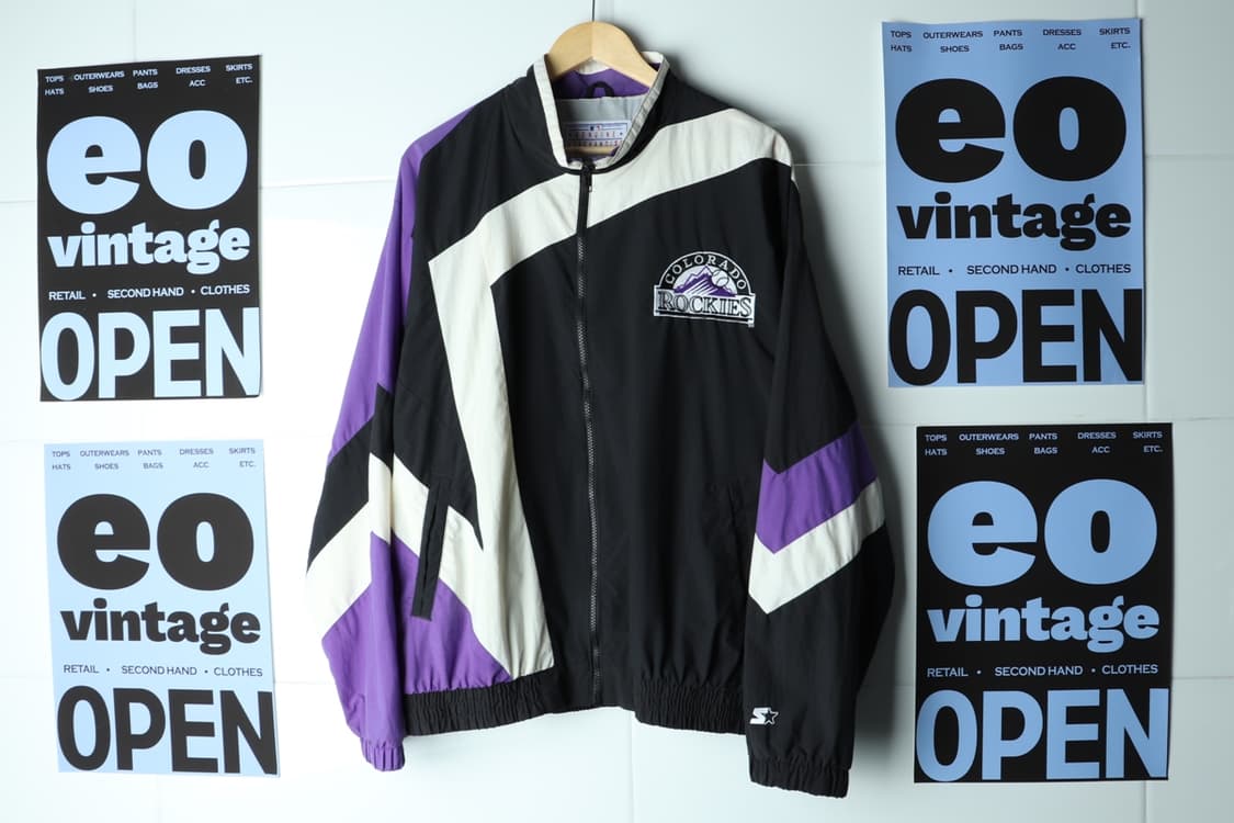 (L-2XL) 스타터 집업 바람막이 점퍼자켓 90S년대-H3H34007 상품이미지3