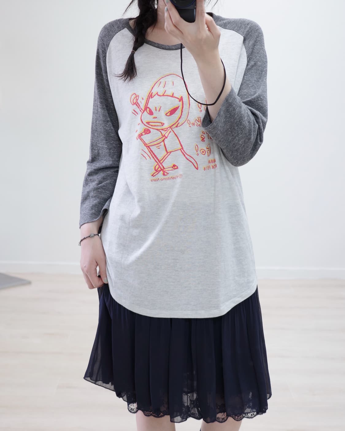 요시토모 나라 Yoshitomo Nara x Arabaki T-shirt 상품이미지4