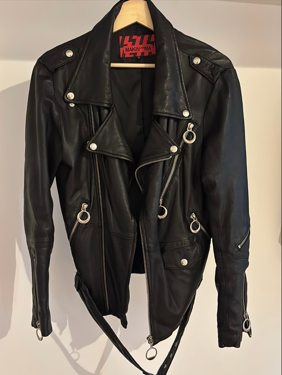 MAKIN JAN MA 09AW Bondage Leather Jacket 상품이미지5