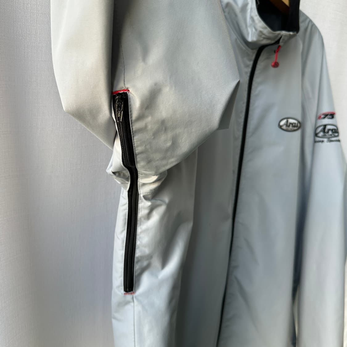 아라이 구형 레이싱 바람막이 자켓 실버 그레이 XXL 상품이미지7