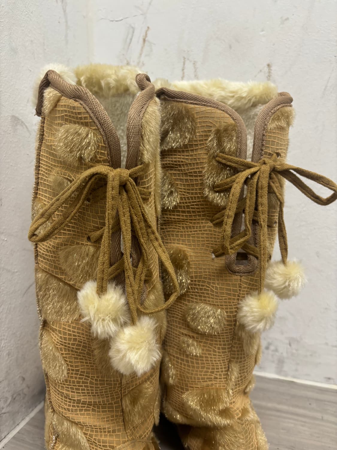 [Mori Girl] kawaii Lace Detail Beige Boo 상품이미지10