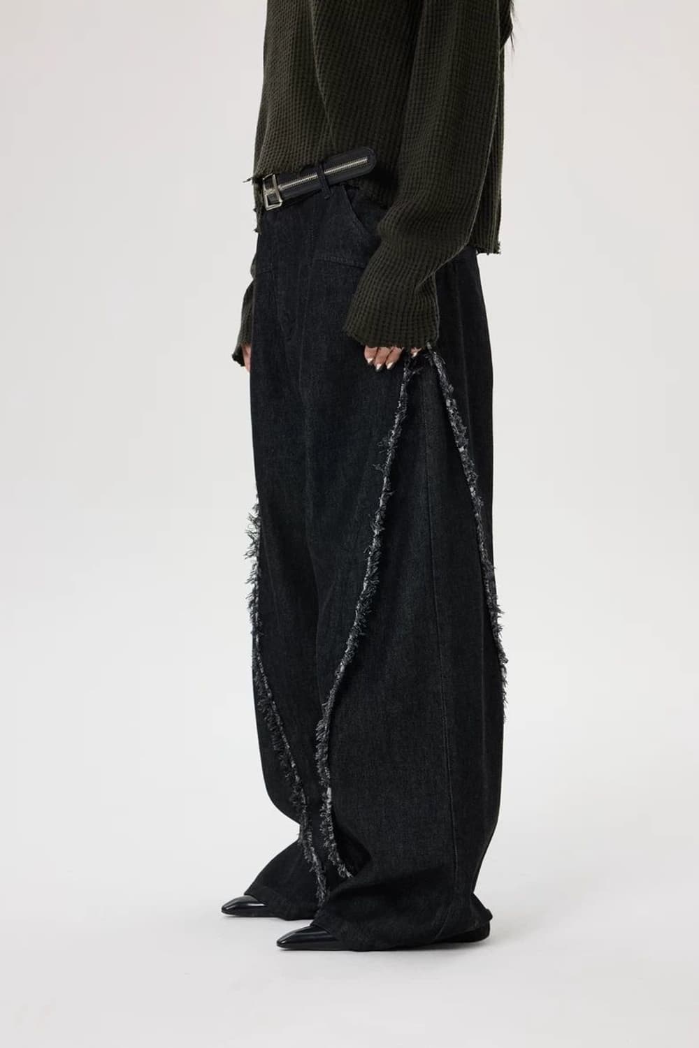 B.access leather zipper belt 상품이미지9