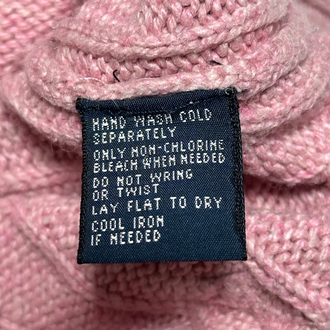 XL 폴로랄프로렌 핑크 캐시미어 케이블 니트 상품이미지5