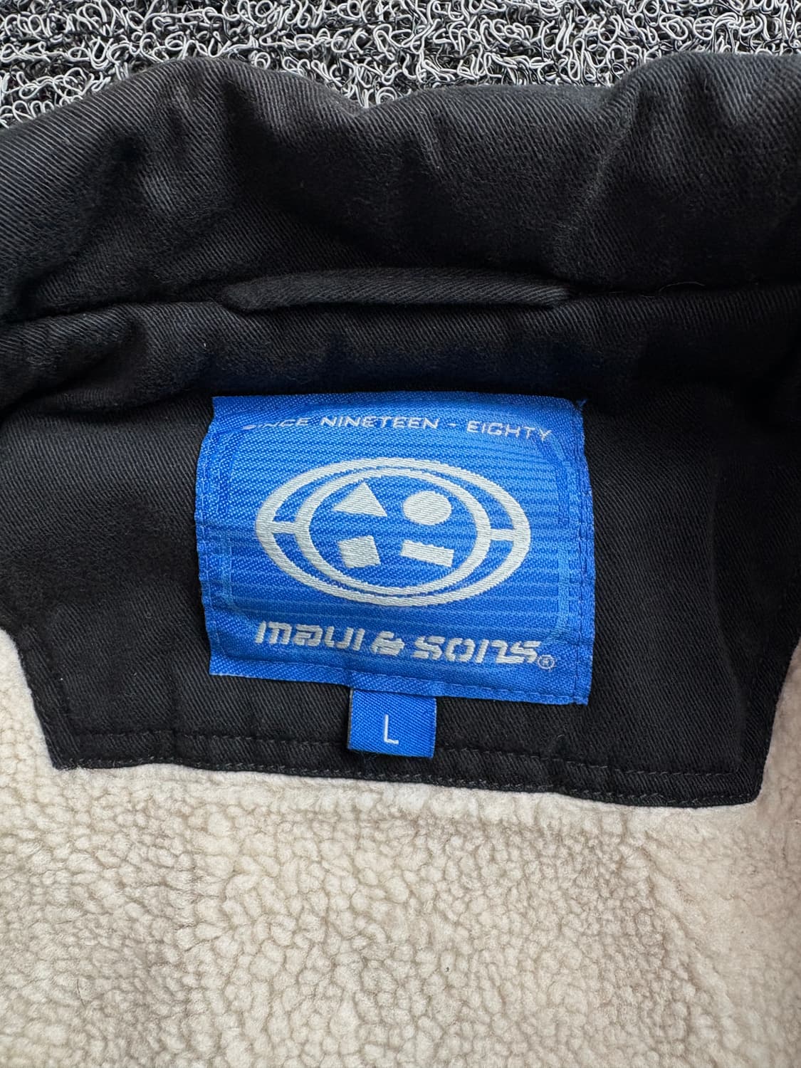 빈티지 올드스쿨 쉐르파 안감 캔버스 워크 자켓 2877 상품이미지3