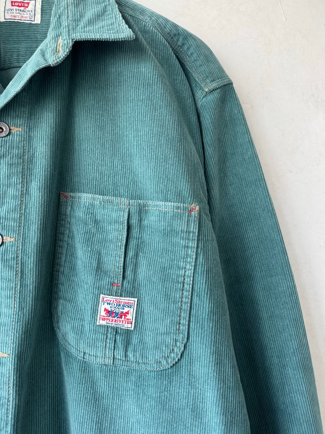 9/00s 리바이스 코듀로이 셔츠 자켓 상품이미지4