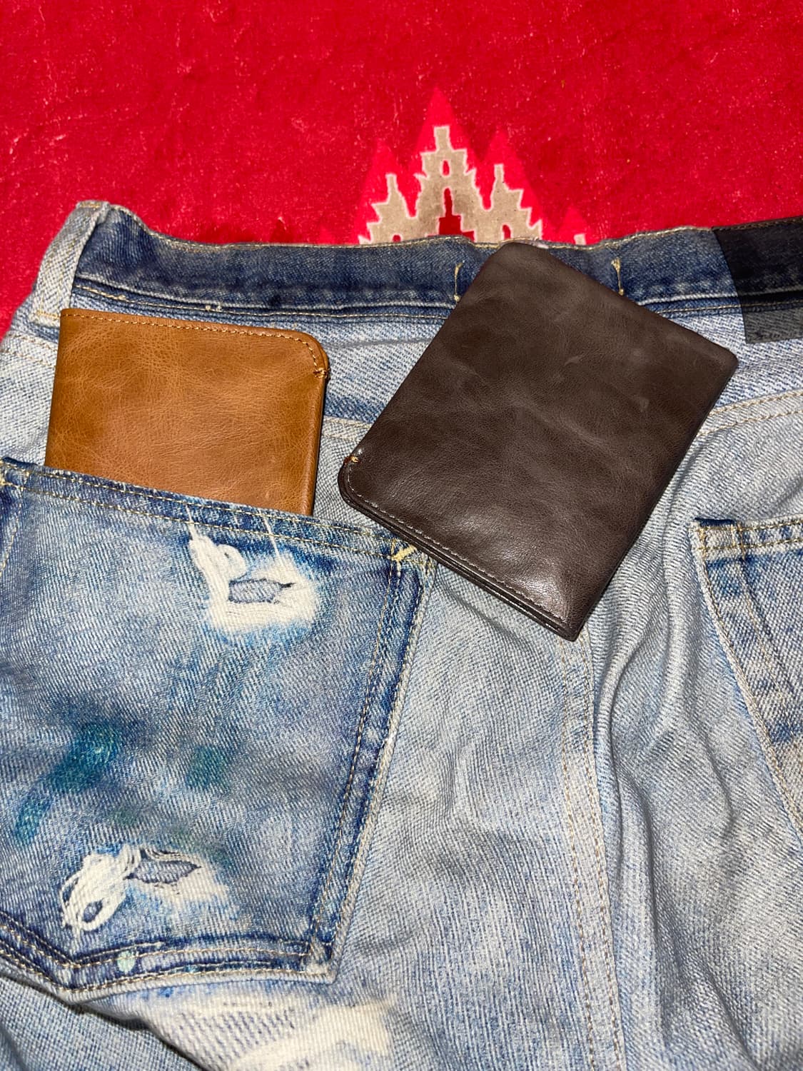 소가죽 빈티지 반지갑 상품이미지4