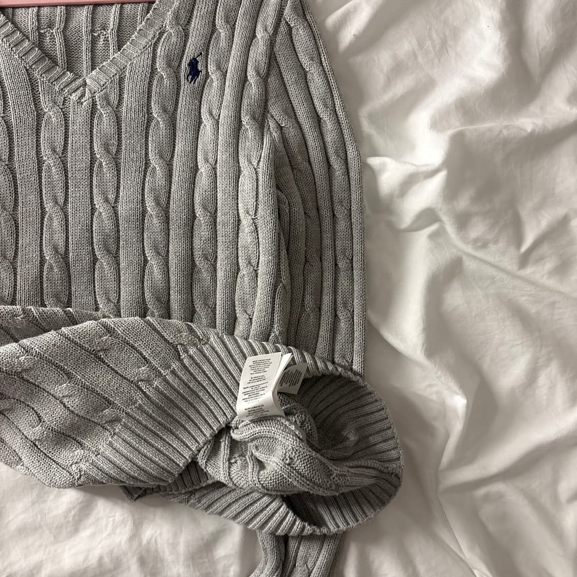 폴로 그레이 그레이 니트 상품이미지3