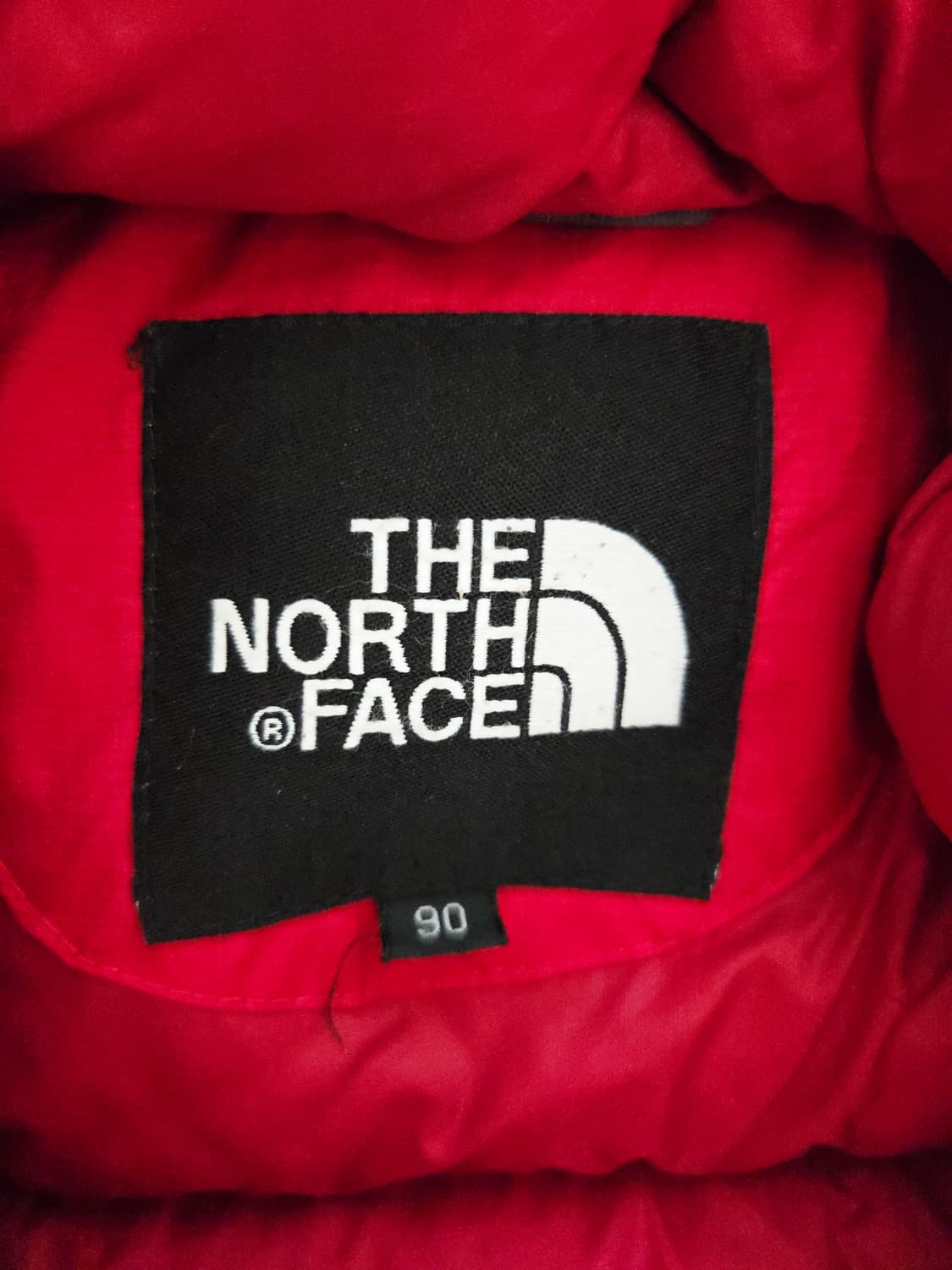 노스페이스 하이벤트 800필 구스다운 패딩 레드 상품이미지7